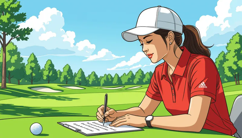 レベル別の目標設定：現状に合わせた現実的な目標を立てる - illustration for ゴルフの目標設定と達成プラン