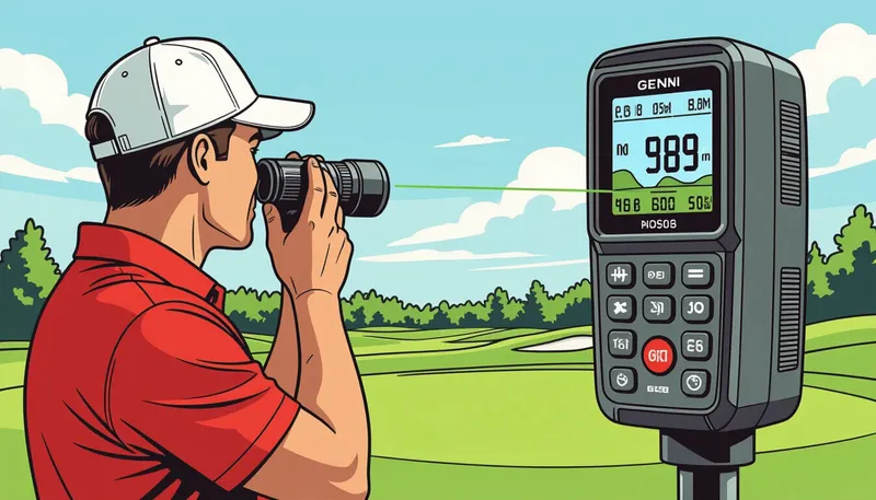 GPS式距離計の特徴とメリット - illustration for golf gps rangefinder selection