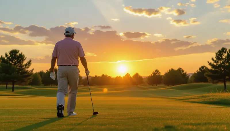 ゴルフがもたらす具体的な健康効果 - illustration for golf healthy aging longevity