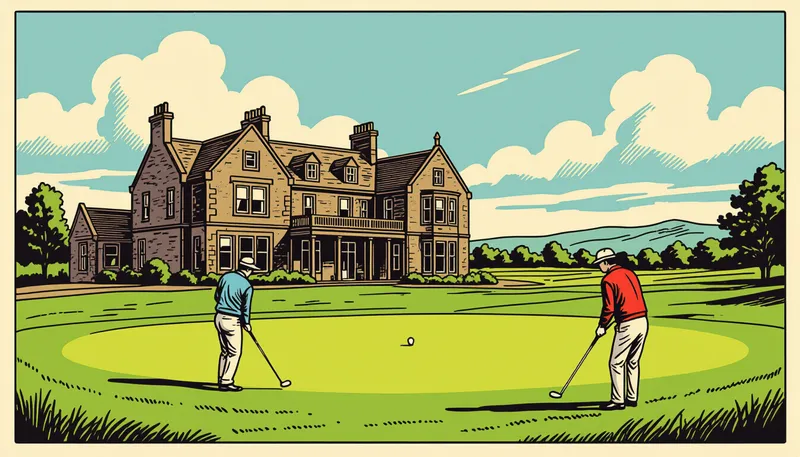 日本独自のゴルフ文化 - illustration for golf history culture learning