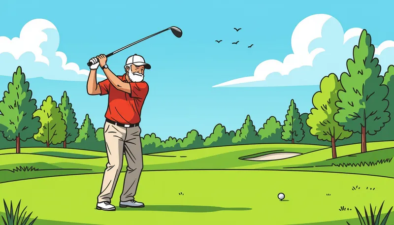 シニアゴルファー向けクラブとギア選び - illustration for golf in 70s 80s enjoyment