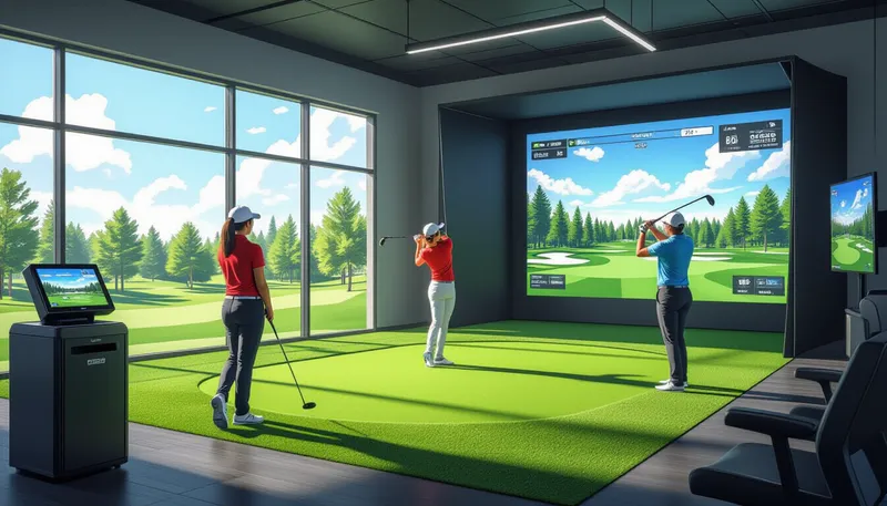 データとメンタルの活用 - illustration for golf lesson industry latest trends