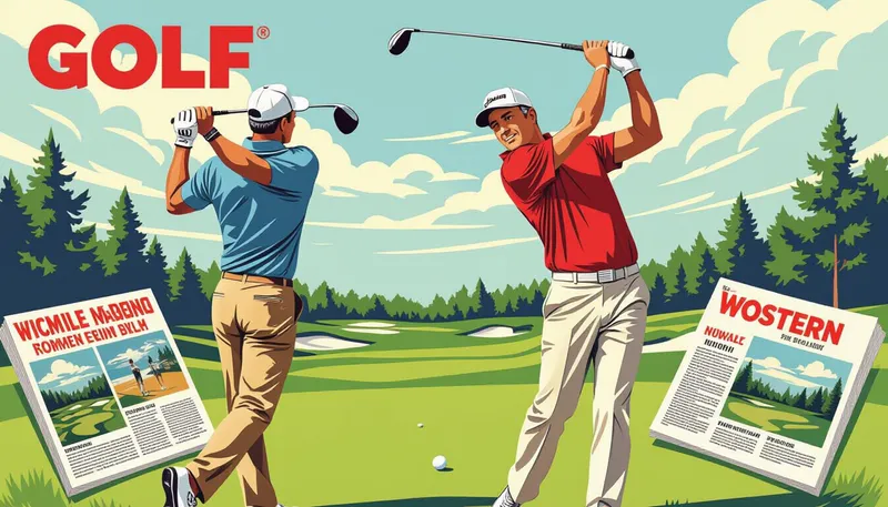 ゴルフメディアの未来展望 - illustration for golf media evolution changes