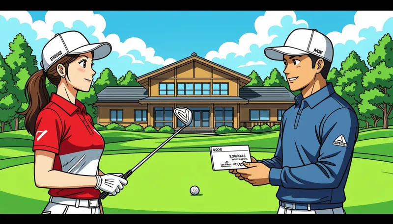 会員権購入の流れと注意点 - illustration for golf membership selection usage