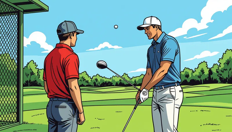 プロゴルファーになる方法 - illustration for golf related qualifications jobs