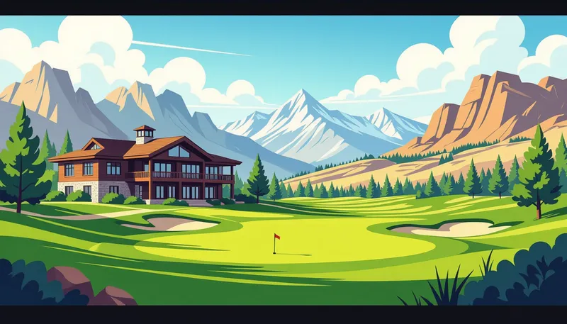 ゴルフリゾートの基本的な選び方 - illustration for golf resort selection guide