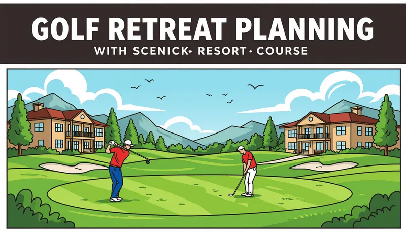 初心者が合宿で最大の効果を得るコツ - illustration for ゴルフ合宿のプランニング