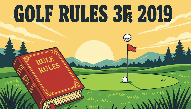 ドロップ方法の変更 - illustration for golf rules 2019 changes key points