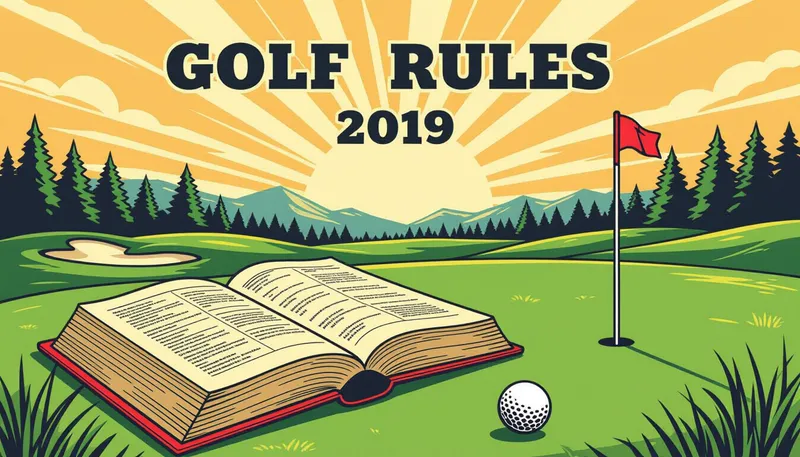 新ルール導入の背景と目的 - illustration for golf rules 2019 changes key points