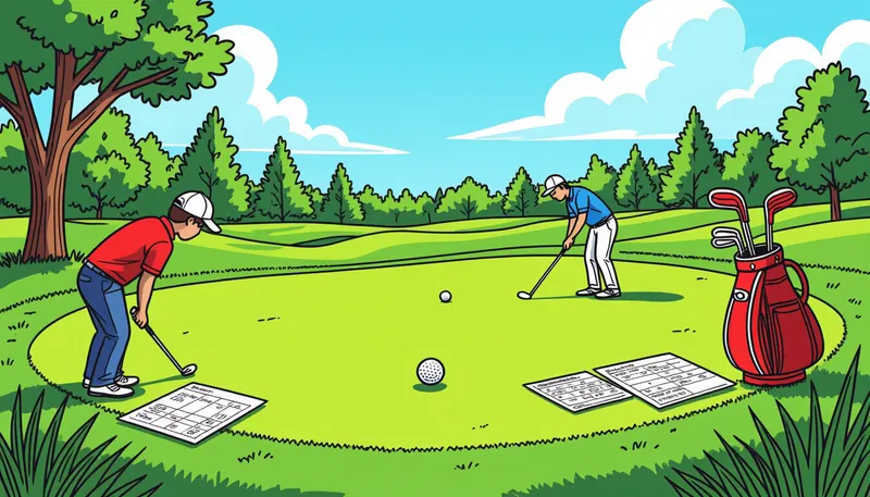 ゴルフルールの基本構造 - illustration for golf rules beginners guide
