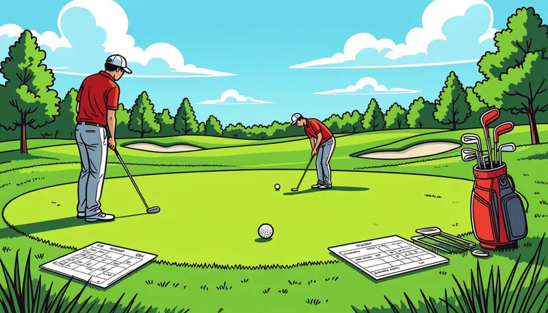 安全とマナーの基本 - illustration for golf rules beginners guide