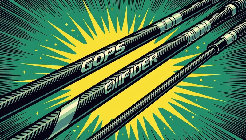 素材による物理的特性の違い - illustration for golf shaft materials characteristics