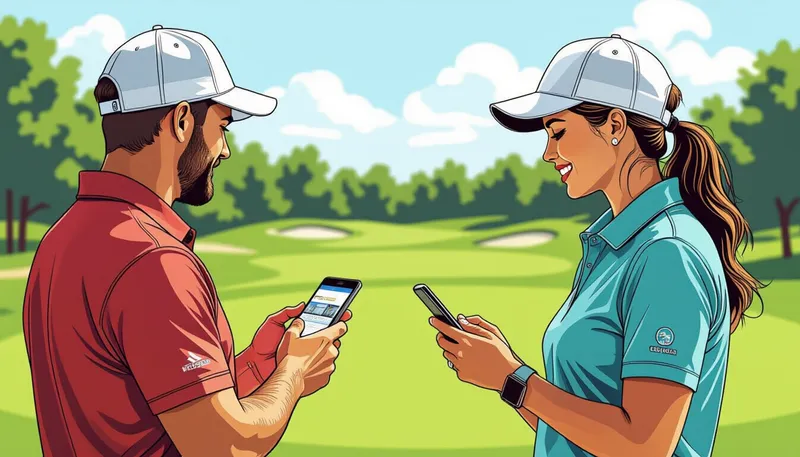 プラットフォーム別の特徴と選び方 - illustration for golf social media community