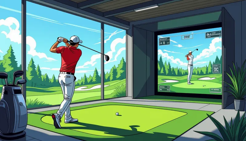 テクノロジーがもたらすゴルフの未来 - illustration for golf technology companies emerging