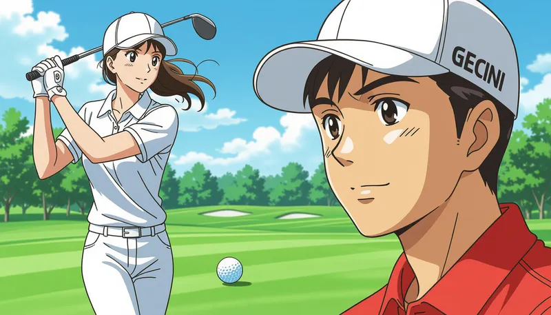 距離と弾道に関する用語 - illustration for golf terminology glossary beginners