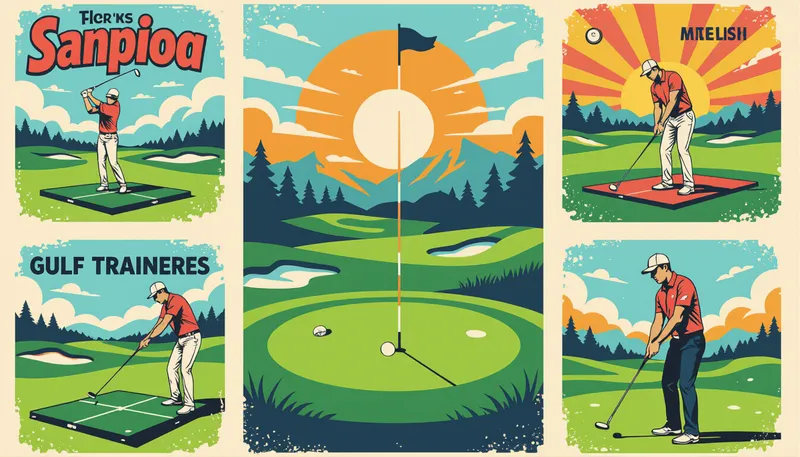 ゴルフ練習器具の重要性と市場動向 - illustration for golf training aids recommendations