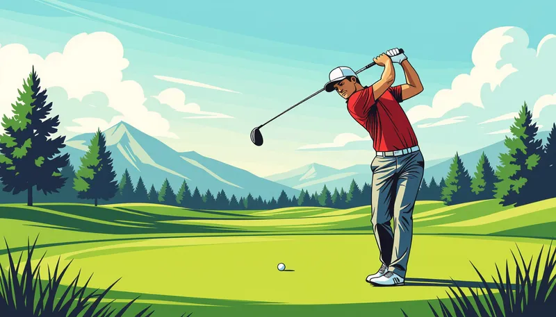 ゴルフスキルと仕事スキルの共通点 - illustration for golf work balance tips