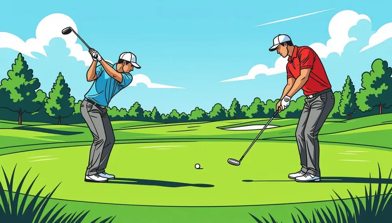 クラブ選択の重要性 - illustration for green in regulation approach shots