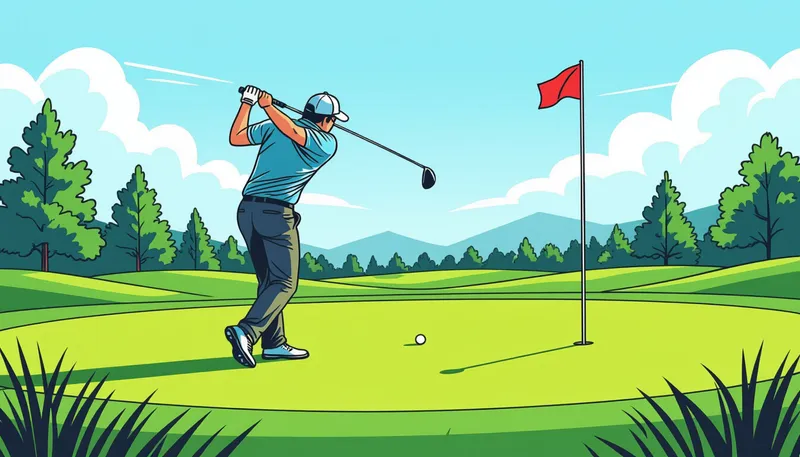 アプローチショットの基本 - illustration for green in regulation approach shots