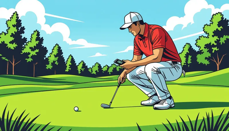 グリーンの傾斜が与える影響を理解する - illustration for green slope precise reading