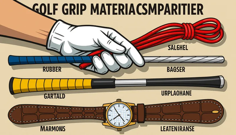 グリップ交換による効果とパフォーマンス向上 - illustration for grip material replacement importance