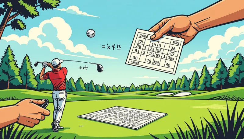 オフィシャルハンディキャップの計算方法 - illustration for ハンディキャップの仕組みと計算方法