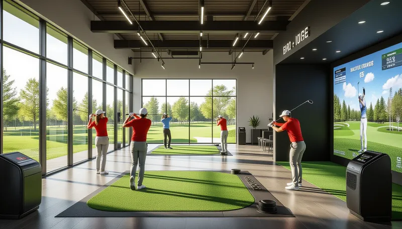 インドアゴルフ市場の急成長 - illustration for indoor golf facility growth popularity