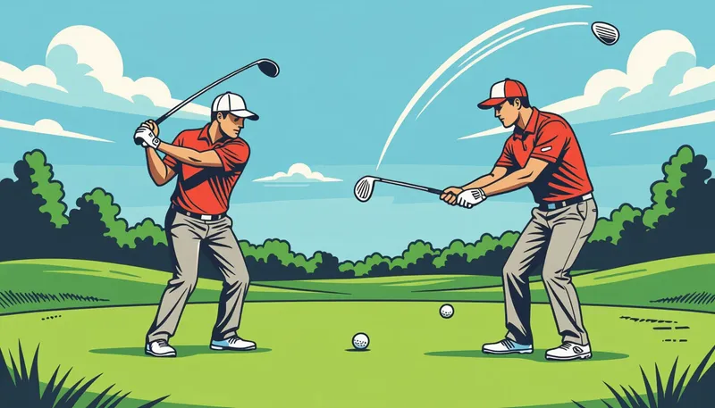 よくある失敗とその対処法 - illustration for iron draw fade shot shaping