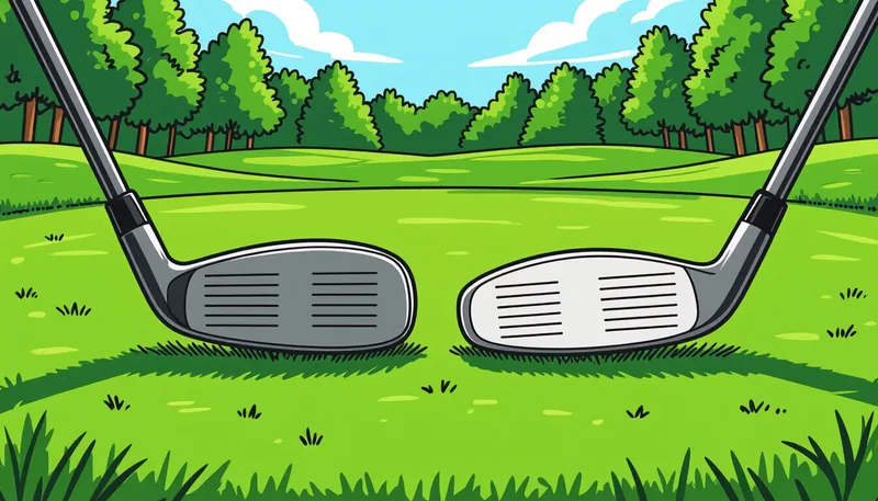 実際の購入時のチェックポイント - illustration for iron selection cavity muscle back