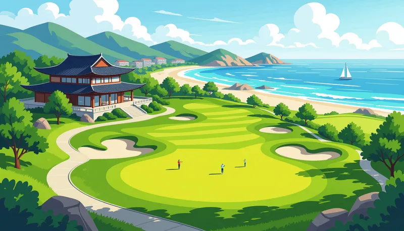 持ち物チェックリスト - illustration for korea golf trip guide