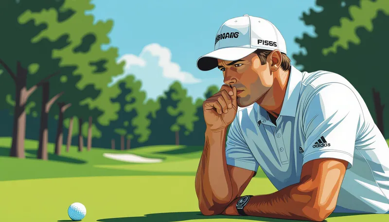 感情管理:ミスショット後の立ち直り方 - illustration for late round mental control