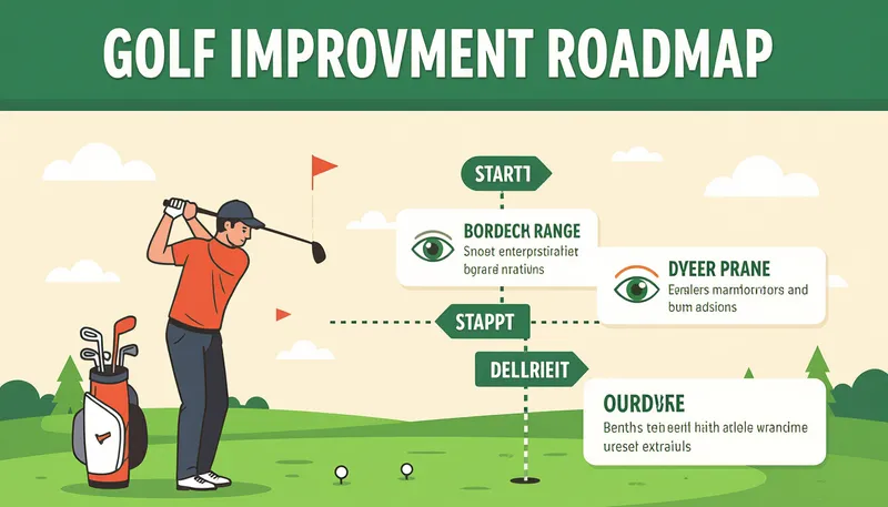 ステップ6：定期的な見直しと調整 - illustration for long term improvement roadmap creation
