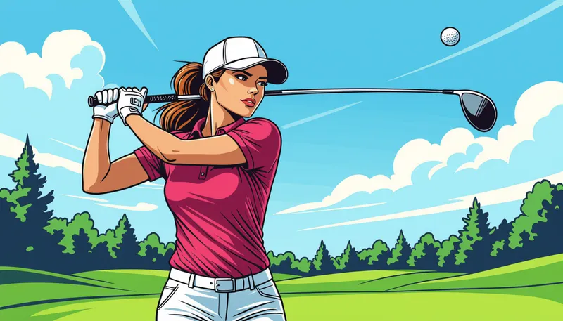 女子プロゴルファーのスイングから学ぶべき理由 - illustration for lpga pro technique learning