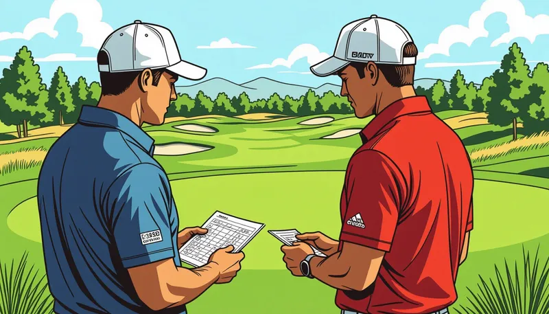 パッティングとグリーン読みの高度技術 - illustration for major championship course strategy