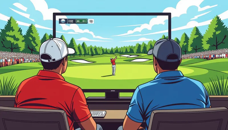 観戦時の重要なマナーとルール - illustration for major championships enjoyment viewing