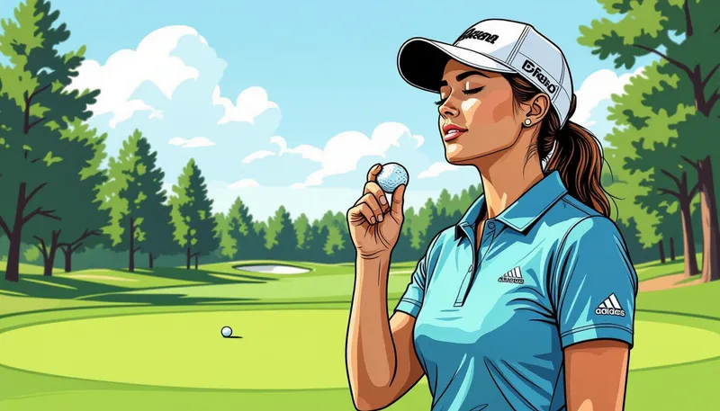 アマチュアゴルファーができるメンタル強化法 - illustration for mental game importance golf