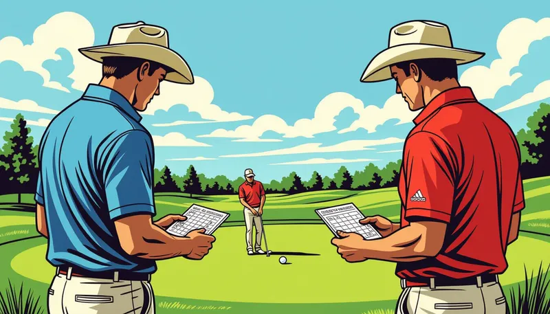 月例競技当日の流れ - illustration for monthly medal preparation enjoyment