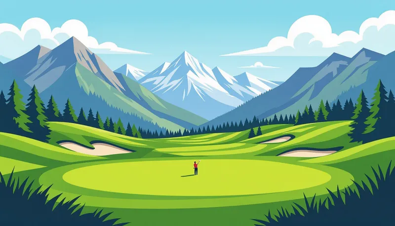 山岳コースの特徴と難しさ - illustration for mountain course strategy tips