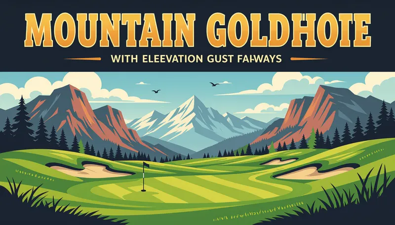 4つの基本傾斜からの打ち方 - illustration for mountain course strategy tips