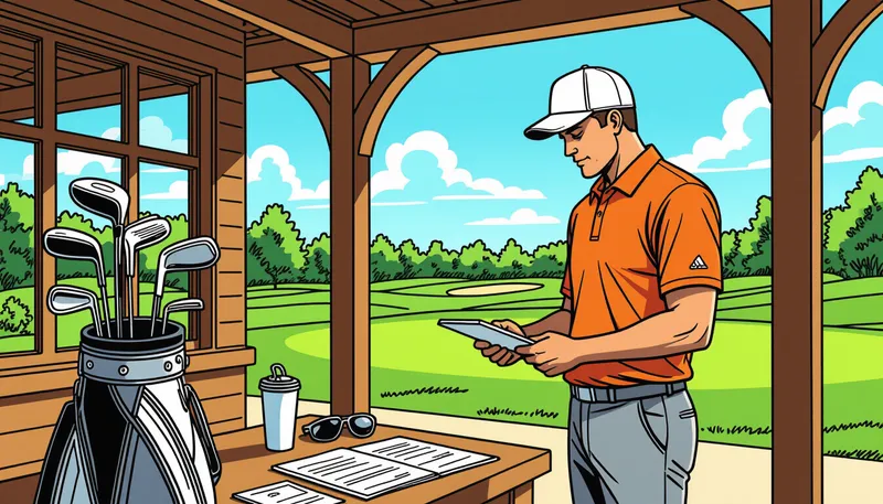 コースデビュー前の持ち物チェックリスト - illustration for new course preparation first time