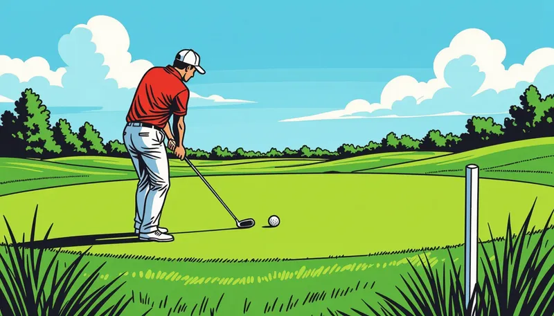 暫定球（プロビジョナルボール）の正しい使い方 - illustration for ob lost ball provisional rules