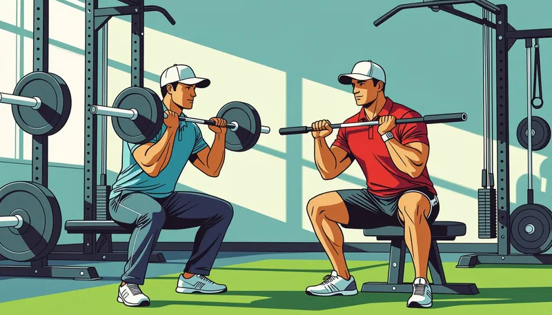 モチベーションを維持する方法 - illustration for off season golf training program