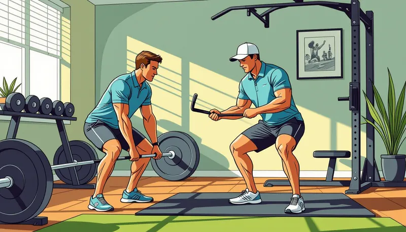 オフシーズンの重要性と目標設定 - illustration for off season practice program golf