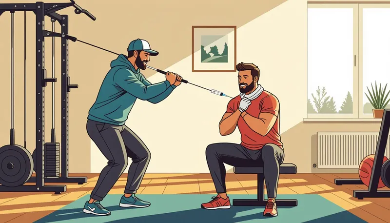 室内練習場を活用した実践練習 - illustration for off season practice program golf