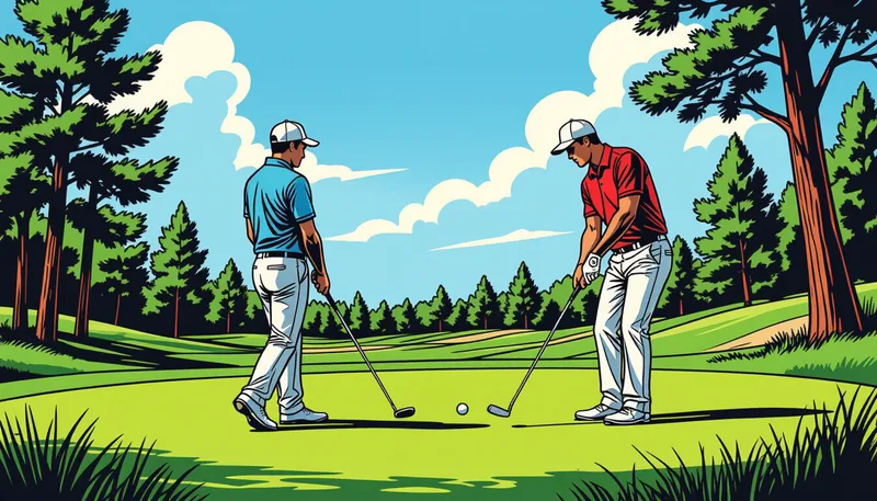 プレーファストの実践方法 - illustration for pace of play etiquette manners