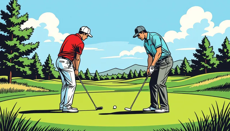 状況別プレーペース管理 - illustration for pace of play etiquette manners