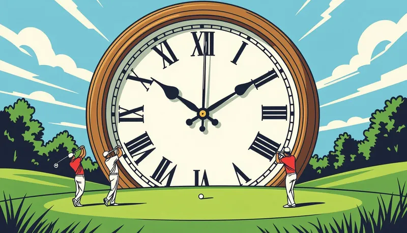 状況別の時間管理戦略 - illustration for pace of play time management