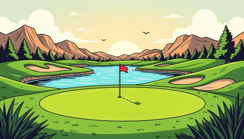 パー3ホールの基本特性と難しさの理由 - illustration for par 3 hole strategy