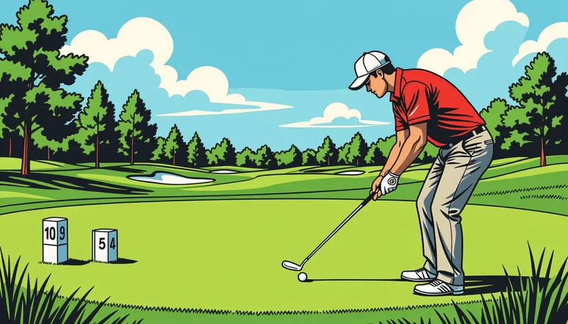 パー5ホールが「稼ぎホール」である理由 - illustration for par 5 hole scoring strategy