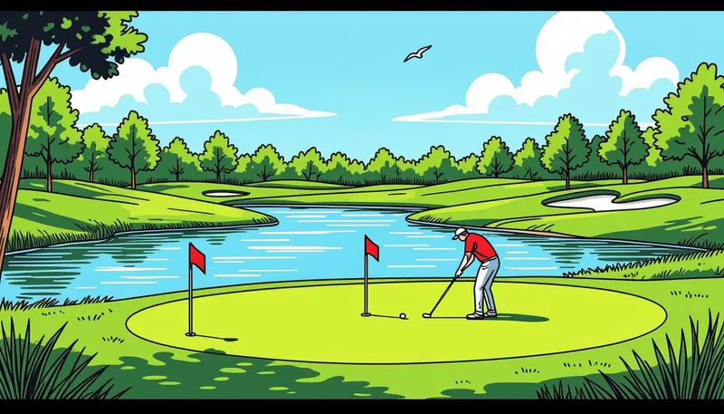 ペナルティエリア内でのプレーの選択肢 - illustration for penalty area rules procedures